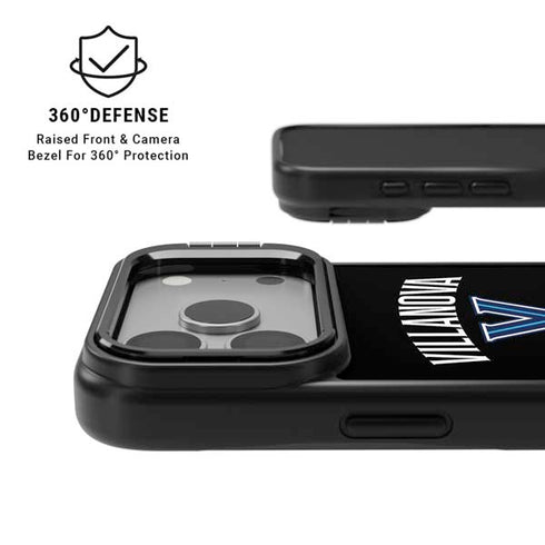 Villanova University V Black iPhone 17 Pro Kickstand Case