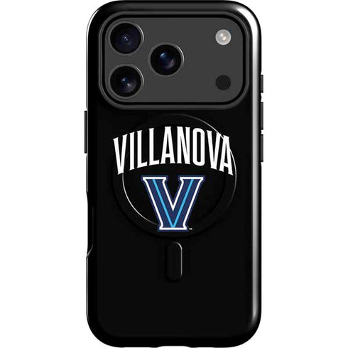 Villanova University V Black iPhone 17 Pro Magsafe Impact Case
