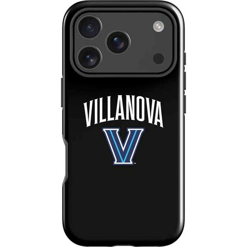 Villanova University V Black iPhone 17 Pro Max Impact Case