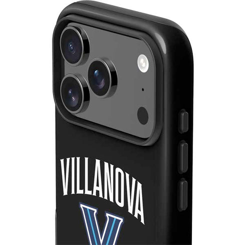 Villanova University V Black iPhone 17 Pro Max Impact Case