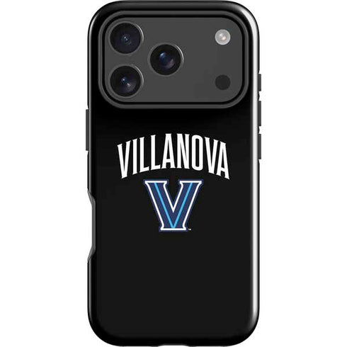 Villanova University V Black iPhone 18 Pro Impact Case
