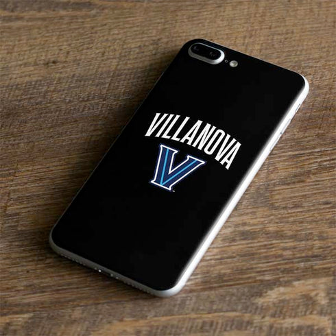 Villanova University V Black iPhone 8 Plus Skin