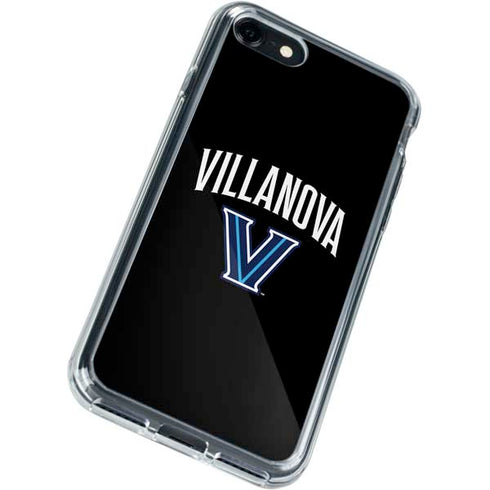 Villanova University V Black iPhone SE (2nd & 3rd Gen) Clear Case