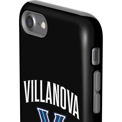 Villanova University V Black iPhone SE (2nd & 3rd Gen) Pro Case