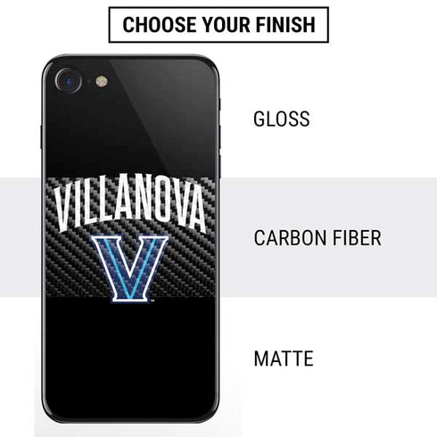 Villanova University V Black iPhone SE (2nd & 3rd Gen) Skin