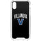Villanova University V Black iPhone XS Clear Case