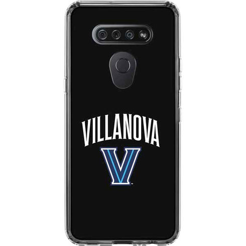 Villanova University V Black LG K51/Q51 Clear Case