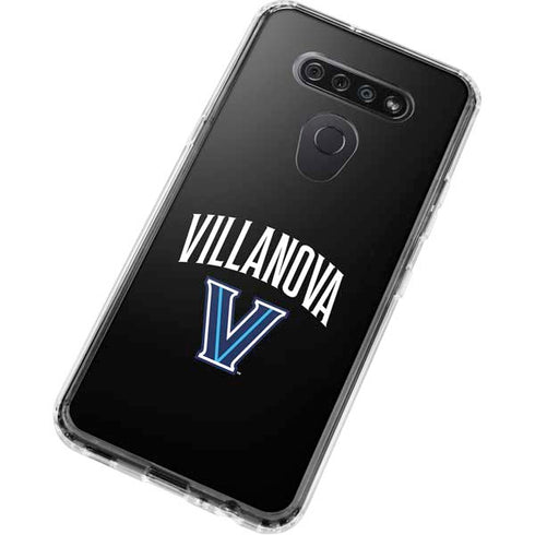 Villanova University V Black LG K51/Q51 Clear Case