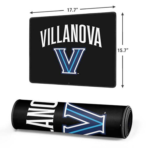 Villanova University V Black Gaming Mouse Pad