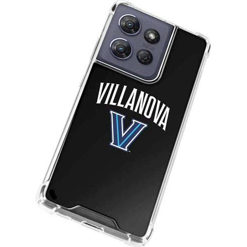 Villanova University V Black Moto G 5G (2025) Clear Case
