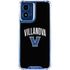 Villanova University V Black Moto G 5G (2024) Clear Case
