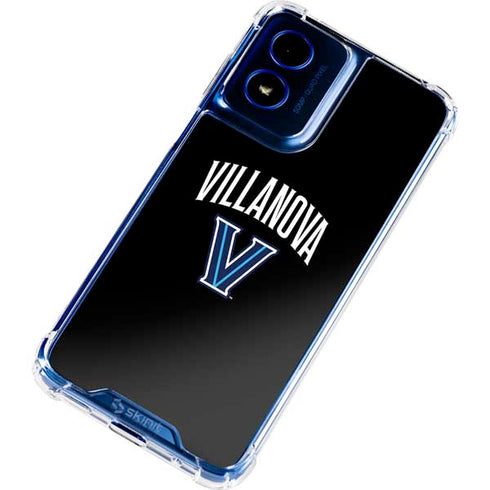 Villanova University V Black Moto G 5G (2024) Clear Case