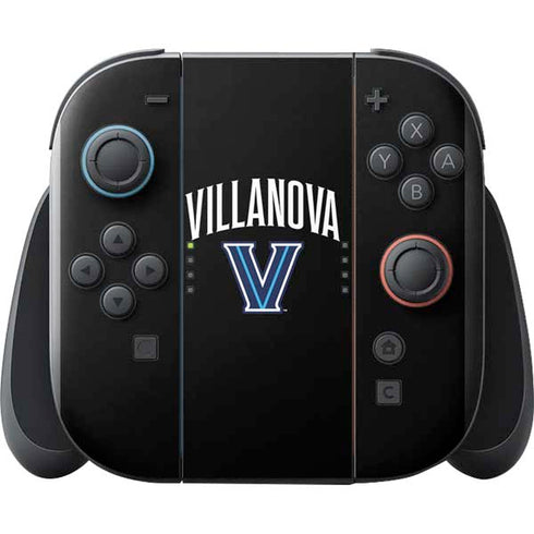 Villanova University V Black Nintendo Switch 2 (2025) with Joy-Con Skin