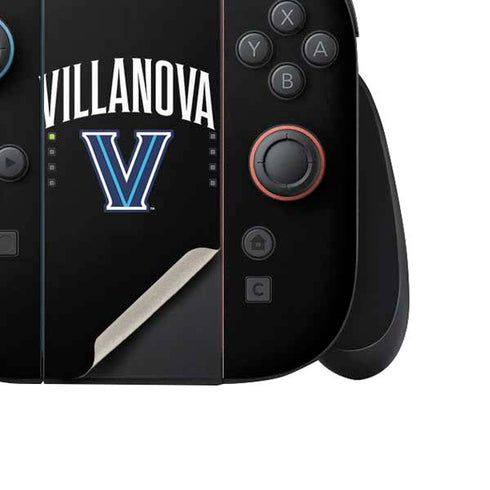Villanova University V Black Nintendo Switch 2 (2025) Joy-Con Controller Skin