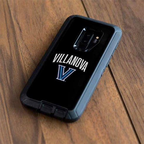 Villanova University V Black Otterbox Defender Galaxy Skin