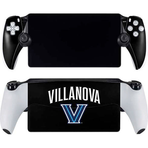 Villanova University V Black PlayStation Portal Remote Player Skin
