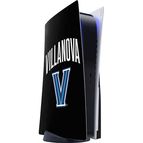 Villanova University V Black PS5 Console Skin