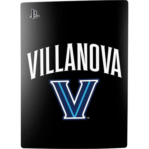 Villanova University V Black PS5 Console Skin