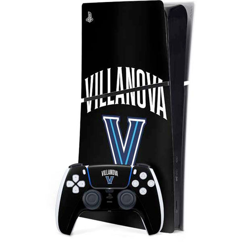 Villanova University V Black PlayStation PS5 Skins