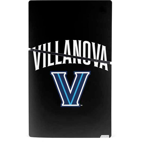 Villanova University V Black PS5 Slim Digital Edition Console Skin