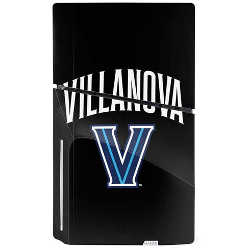 Villanova University V Black PS5 Slim Disk Console Skin