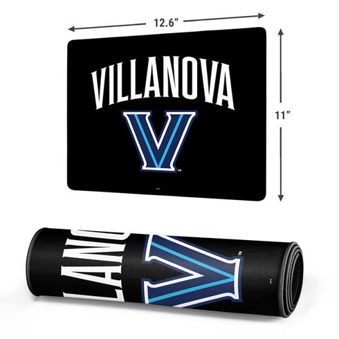 Villanova University V Black Gaming Mouse Pad