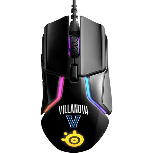 Villanova University V Black SteelSeries Rival 600 Gaming Mouse Skin