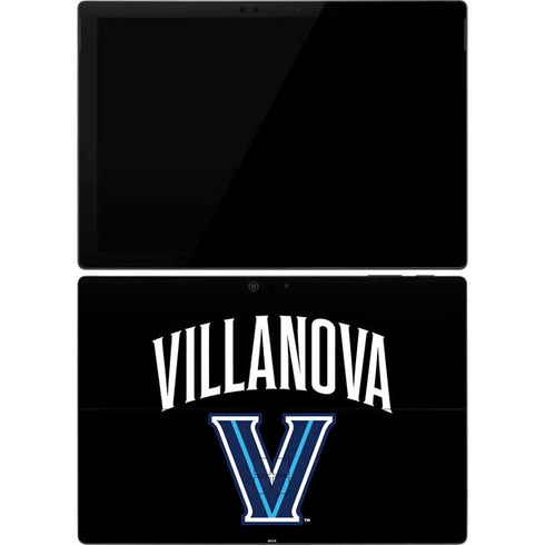 Villanova University V Black Surface Pro 7 Skin