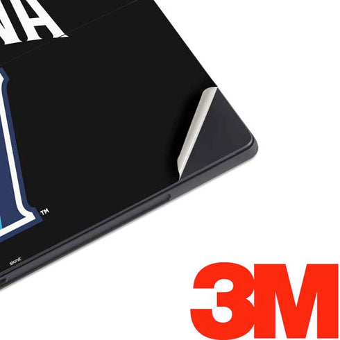Villanova University V Black Surface Pro 7 Skin