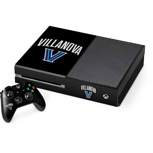 Villanova University V Black Xbox One Console and Controller Bundle Skin