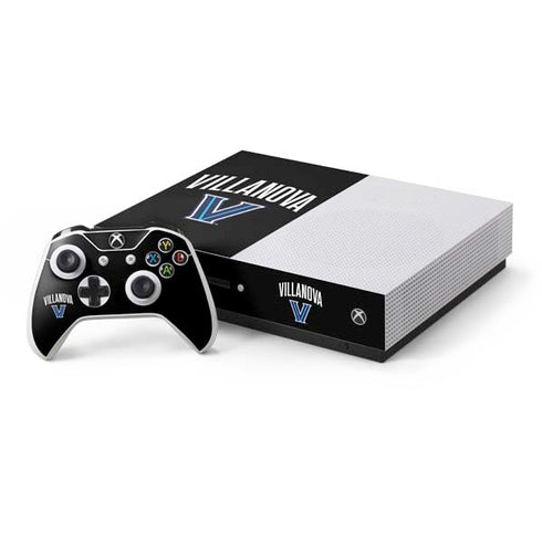 Villanova University V Black Xbox One S Console and Controller Bundle Skin