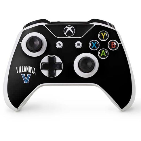 Villanova University V Black Xbox One S Console and Controller Bundle Skin