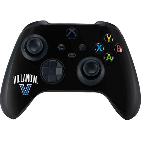 Villanova University V Black Xbox Series X Controller Skin