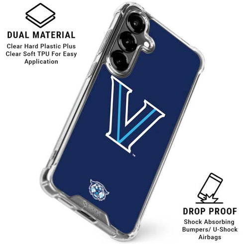 Villanova University V Galaxy S26 Clear Case