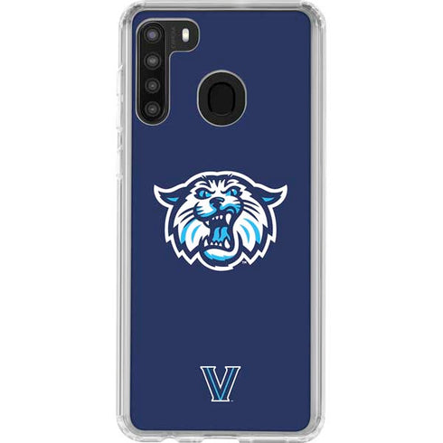 Villanova University V Initial Galaxy A21 Clear Case