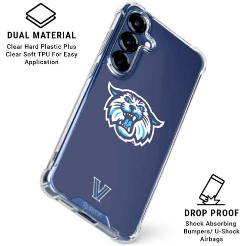 Villanova University V Initial Galaxy S25 Clear Case