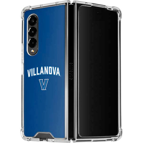 Villanova University V Initial Galaxy Z Fold4 5G Clear Case
