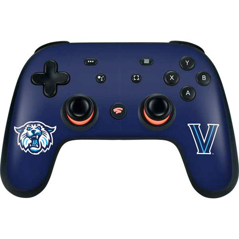 Villanova University V Initial Google Stadia Controller Skin