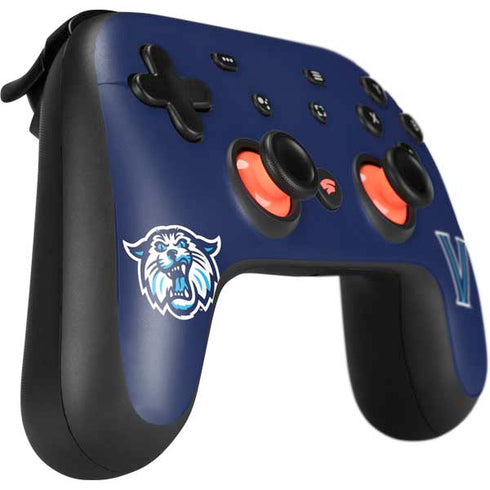 Villanova University V Initial Google Stadia Controller Skin