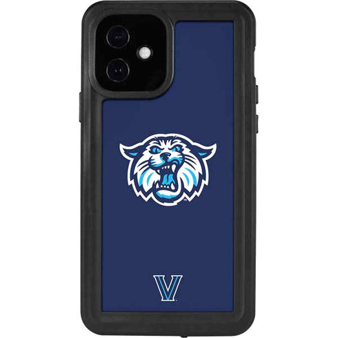 Villanova University V Initial iPhone 12 Waterproof Case