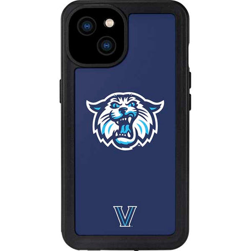 Villanova University V Initial iPhone 15 Plus Waterproof Case