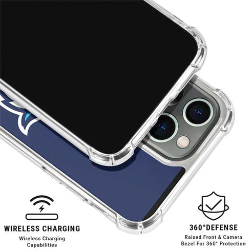 Villanova University V Initial iPhone 15 Pro Clear Case
