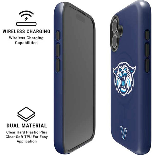 Villanova University V Initial iPhone 16 Plus Magsafe Impact Case