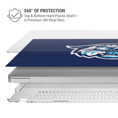 Villanova University V Initial MacBook Pro 16in (2021-25) Case plus Skin