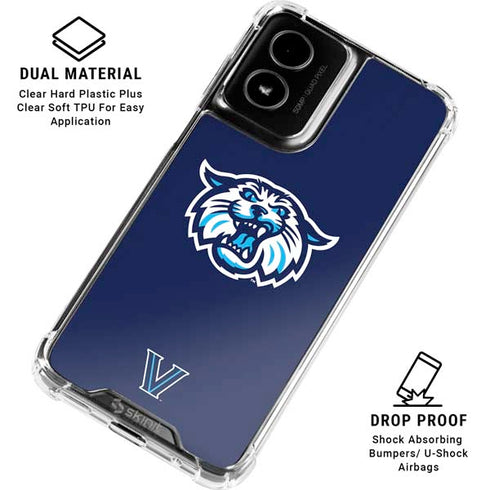 Villanova University V Initial Moto G Power 5G (2024) Clear Case