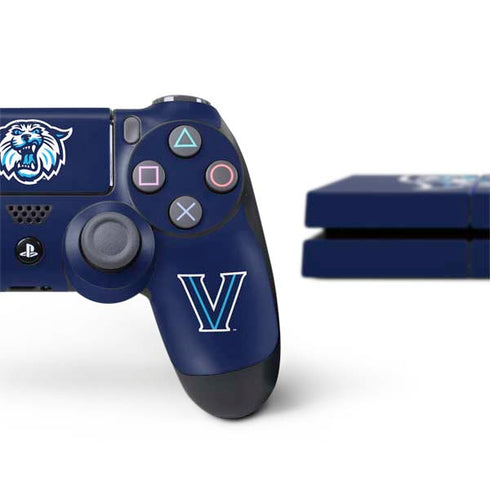 Villanova University V Initial PS4 Console and Controller Bundle Skin