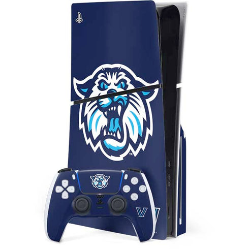 Villanova University V Initial PS5 Slim Disk Bundle Skin