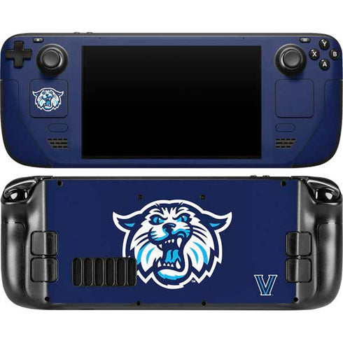 Villanova University V Initial Steam Deck Handheld Gaming Computer OLED Skin