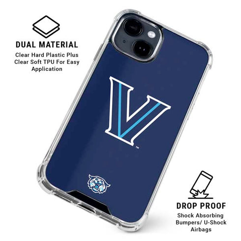 Villanova University V iPhone 15 Clear Case