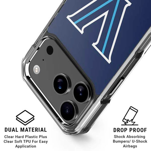 Villanova University V iPhone 17 Pro Max Clear Case